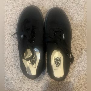 Children’s black Vans. Size 1.5